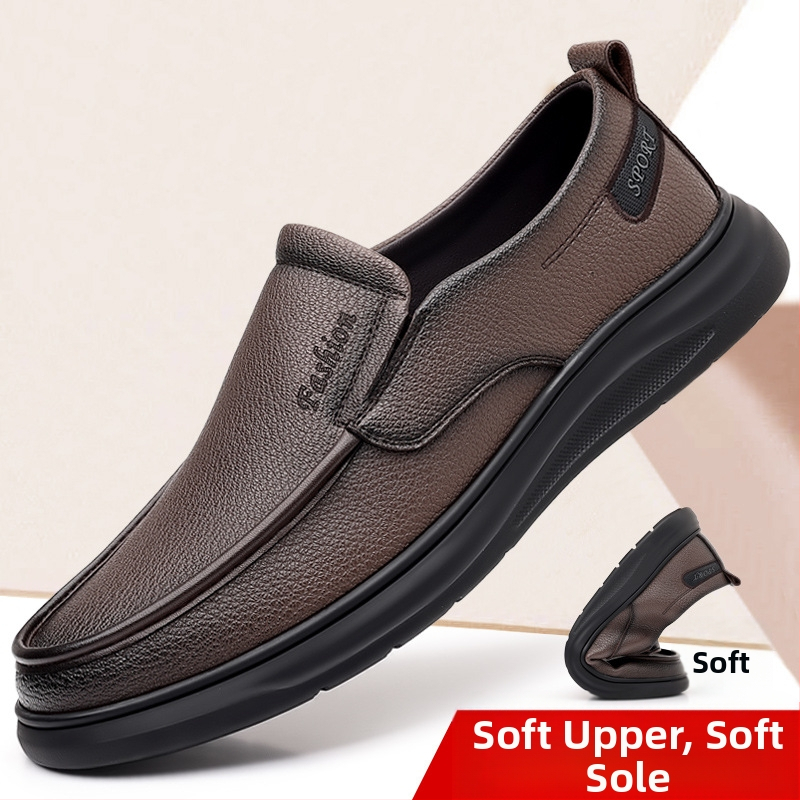 Ležérne topánky na šoférovanie Nové pánske topánky Priedušné pánske ležérne topánky s mäkkou podrážkou Pánske obchodné topánky pre stredného a staršieho veku