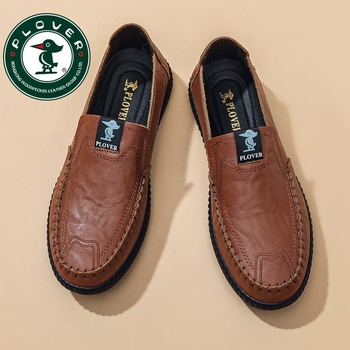 [Δέρμα αγελάδας] Δερμάτινα παπούτσια PLOVER ανδρικά 2024 ανδρικά casual δερμάτινα παπούτσια από μαλακό δέρμα με απαλό πάτο, αναπνεύσιμα, αντιολισθητικά δερμάτινα παπούτσια