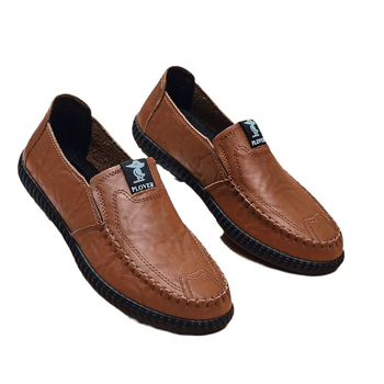 [Δέρμα αγελάδας] Δερμάτινα παπούτσια PLOVER ανδρικά 2024 ανδρικά casual δερμάτινα παπούτσια από μαλακό δέρμα με απαλό πάτο, αναπνεύσιμα, αντιολισθητικά δερμάτινα παπούτσια