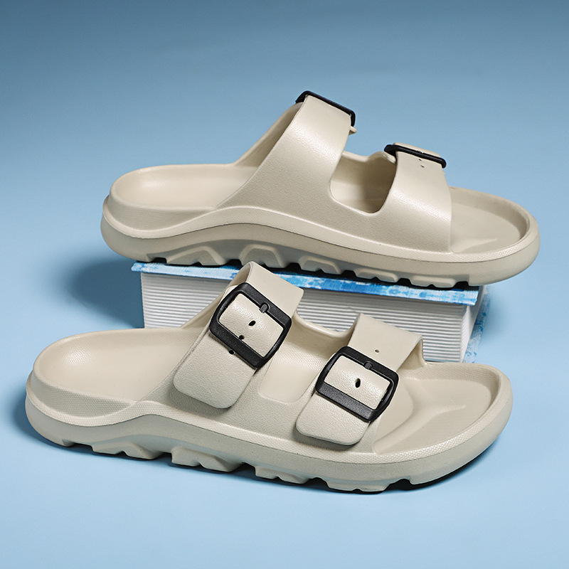 Prekogranične plus size ljetne nove debele papuče za muškarce, gornja odjeća, udobne cipele za plažu, lijene sportske sandale, moderne