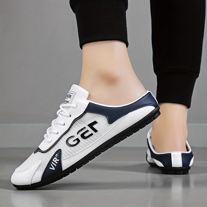 Letné nové pánske módne ľahké Joker ležérne tenisky nazúvacie lenivé topánky plus size cezhraničné generácie vlasov