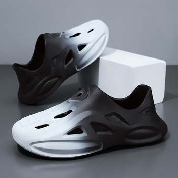 Παπούτσια Coconut Hole Ανδρικά Καλοκαιρινά Παντόφλες Baotou που αφήνουν την αίσθηση κακών, Αντιολισθητικά Σανδάλια για Παραλία και Ντεγκραντέ για Άνδρες και Γυναικεία