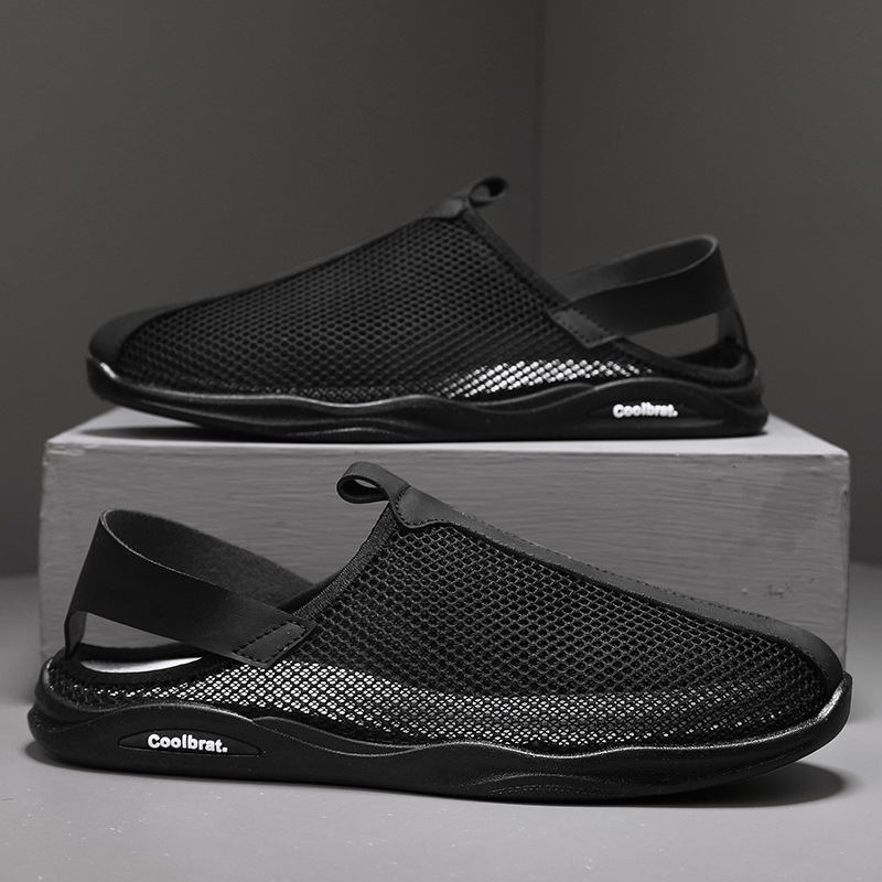 Priama výroba 2024 letná nová sieťovaná priedušná tenká športová ležérna pánska obuv s mäkkým spodným dielom, generácia vlasov