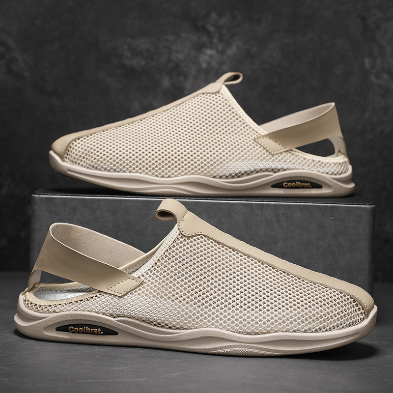 Priama výroba 2024 letná nová sieťovaná priedušná tenká športová ležérna pánska obuv s mäkkým spodným dielom, generácia vlasov