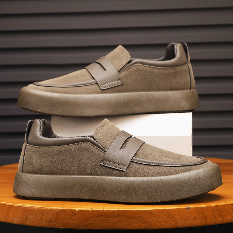 Pánske jesenné univerzálne módne nazúvacie ležérne kožené topánky pánske mokasíny na šoférovanie nazúvacie mokasíny