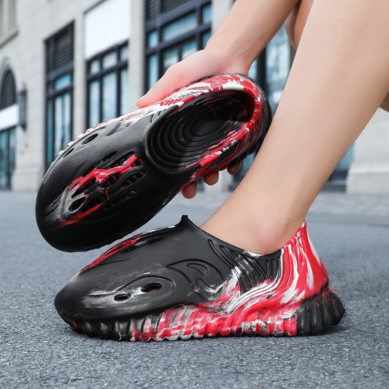 Vasaros nauji kūrybingi urvo batai, maskuojantys, išskirtiniai lauko sandalai, vyriški madingi kokoso sandalai, kvėpuojantys vairavimo batai