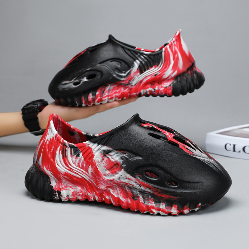 Vasaros nauji kūrybingi urvo batai, maskuojantys, išskirtiniai lauko sandalai, vyriški madingi kokoso sandalai, kvėpuojantys vairavimo batai