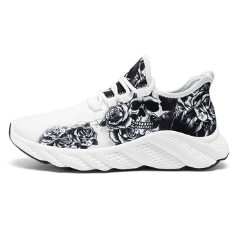 2025 Nové jesenné priedušné bežecké tenisky z pletenej sieťoviny, pánske topánky, kórejský štýl, módne topánky s hrubou podrážkou