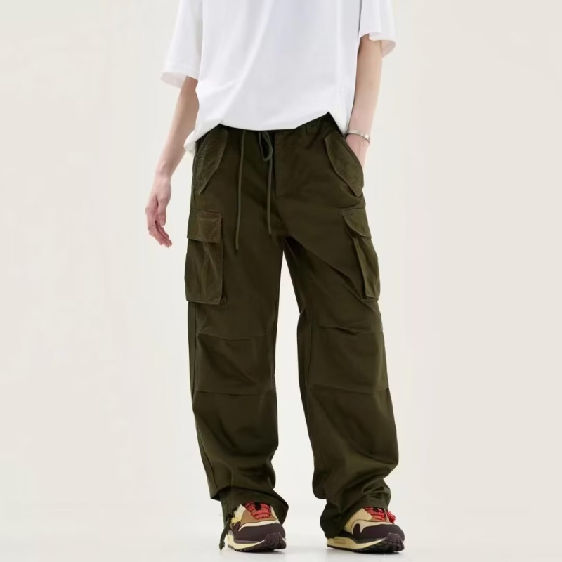 Módne trendy značkové športové nohavice, ležérne nohavice, pánske nohavice Lazy, nové jednofarebné trendy jarné a jesenné voľné mládežnícke populárne