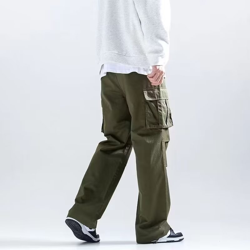 Módne trendy značkové športové nohavice, ležérne nohavice, pánske nohavice Lazy, nové jednofarebné trendy jarné a jesenné voľné mládežnícke populárne