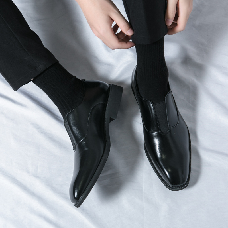 Pánske kožené topánky pre väčšie veľkosti, nové japonské štýly, obchodné, svadobné, na každodenné nosenie v kancelárii, derby topánky