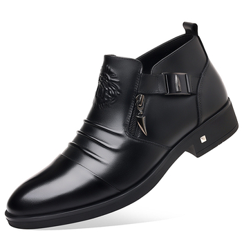 Ανδρικές μπότες Martin με ανάγλυφο σχέδιο, διπλής όψης, ευρωπαϊκές και αμερικανικές μπότες μόδας, επαγγελματικές δερμάτινες μπότες, φόρεμα, ανδρικές μπότες