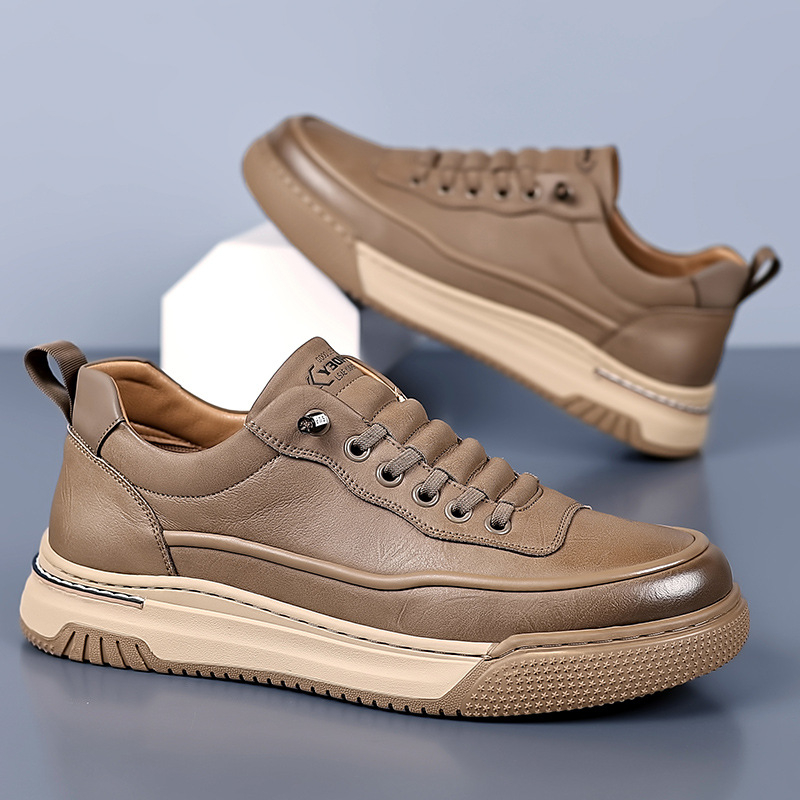 Muške cipele Proljeće 2025. Nove cipele s debelim potplatom, prljave cipele Trbottomyy, svestrane ležerne muške navlake za cipele s protukliznom zaštitom Trbottomy