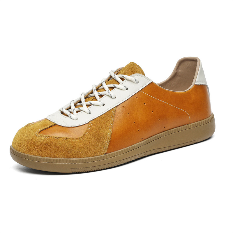 Proljetne nišne retro njemačke tenisice za trening, stil Maillard, okrugli vrh, ravne, sportske, ležerne, za sve vrste sportova, moderne, 51818-J