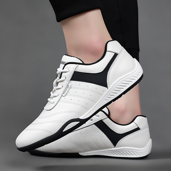 Pánske tenisky 2025, trendy, hrubé spodné, farebné bloky, outdoorové, lesné topánky, jarné a letné, kožené, módne, ležérne topánky pre mužov