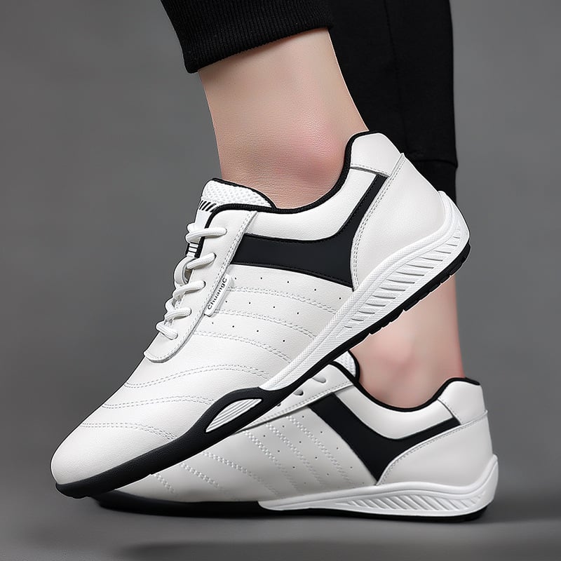 Pantofi sport pentru bărbați 2025, la modă, cu fund gros, colorblock, pentru exterior, Forrest, pantofi de primăvară și de vară din piele, la modă, casual, pentru bărbați