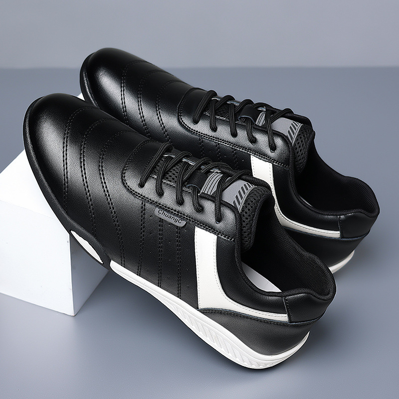 Pánske tenisky 2025, trendy, hrubé spodné, farebné bloky, outdoorové, lesné topánky, jarné a letné, kožené, módne, ležérne topánky pre mužov