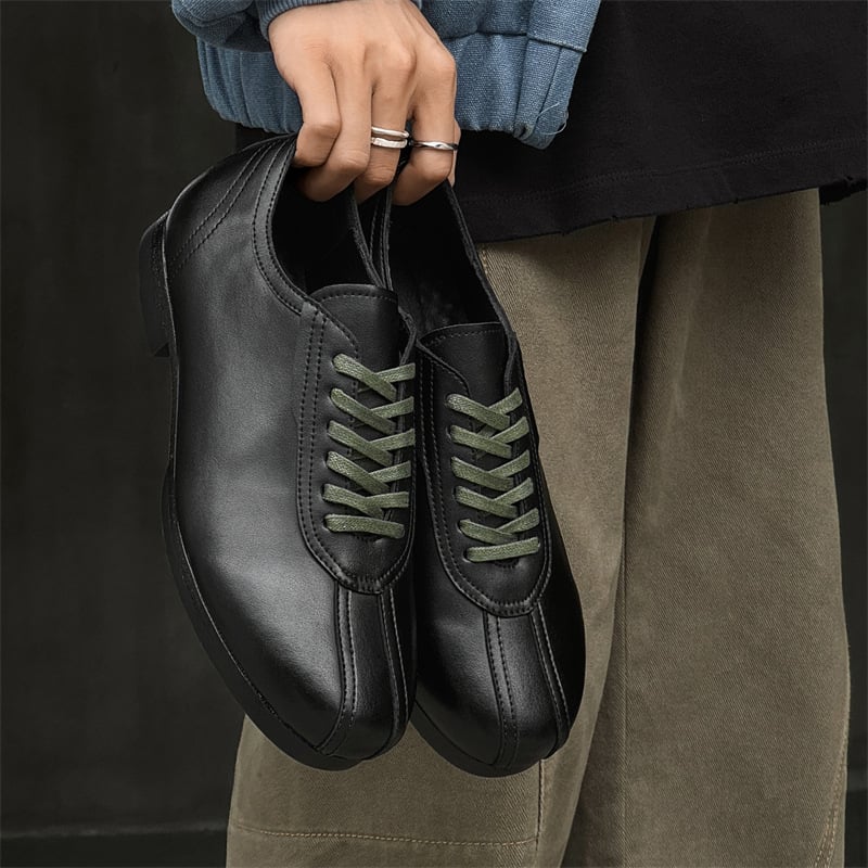 Ležerne muške i ženske retro njemačke tenisice za trening, ružne slatke kožne cipele s vezicama, mokasine za lijene cipele 14715-J