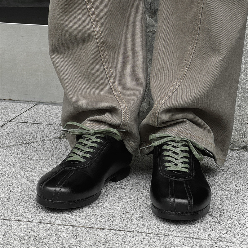 Ležerne muške i ženske retro njemačke tenisice za trening, ružne slatke kožne cipele s vezicama, mokasine za lijene cipele 14715-J