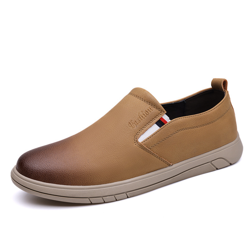 Mekane kožne muške kožne cipele s mekim dnom, muške jesenske i zimske nove ležerne kožne cipele, muške cipele za vožnju i tatu, muške neklizajuće poslovne kožne cipele