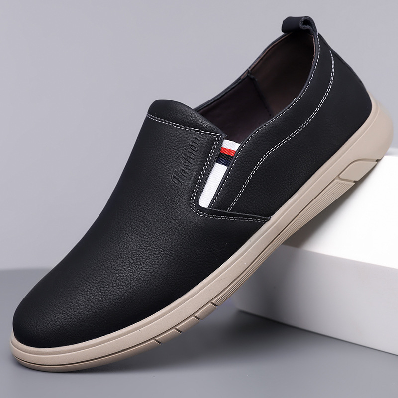 Mekane kožne muške kožne cipele s mekim dnom, muške jesenske i zimske nove ležerne kožne cipele, muške cipele za vožnju i tatu, muške neklizajuće poslovne kožne cipele