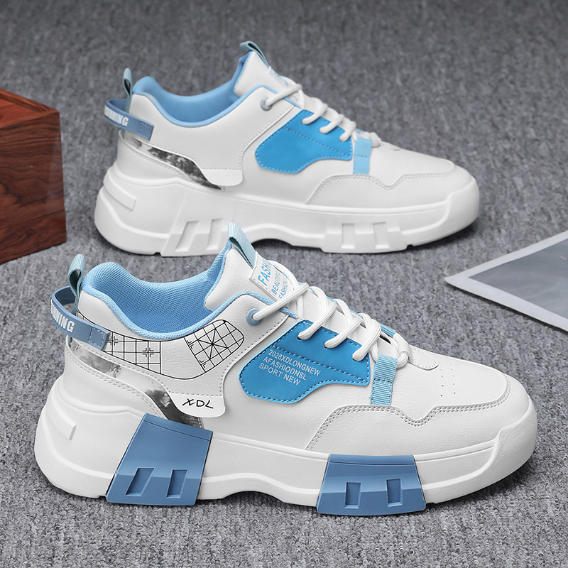 Pantofi sport pentru bărbați 2025 primăvara nouă, pantofi sport stil coreean, pantofi la modă, pantofi sport ușori, pantofi la modă, pantofi sport