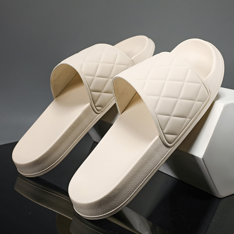 Parne cipele za plažu, ženske papuče s otvorenim prstima, osjećaj kake, za vanjsku upotrebu, dvosmjerno nošenje, neklizajuće, prozračne, s debelim potplatom, muške papuče za dom