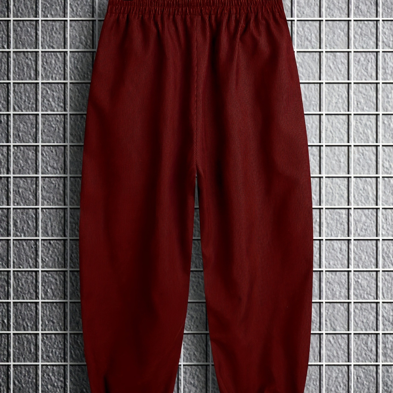 2024. Muške kordurojske hlače za vanjsku trgovinu, Four Seasons, široke nogavice, Haren hlače europske veličine, jednobojne ležerne hlače