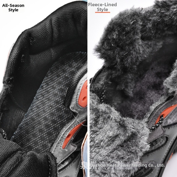 Ανδρικά παπούτσια για χειμερινά αθλήματα αναψυχής, μπότες χιονιού, αντιολισθητικά παπούτσια για άνδρες, μια γενιά από χοντρά βαμβακερά ζεστά βαμβακερά παπούτσια
