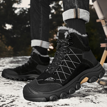 2024 εξωτερικό εμπόριο Amazon ζεστό φθινόπωρο και χειμώνας νέο εξωτερικό βαμβάκι βορειοανατολικά και μπότες Martin πάχυνσης μια γενιά μαλλιών