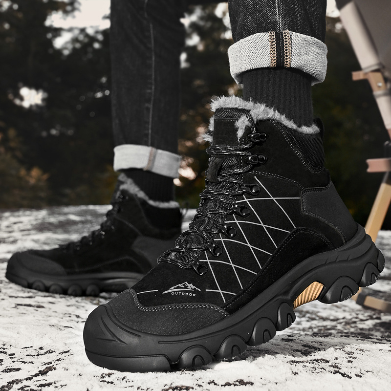 2024 zahraničný obchod Amazon horúca jeseň a zima nové vonkajšie severovýchodné bavlnené a zahusťovacie Martin čižmy generácia vlasov