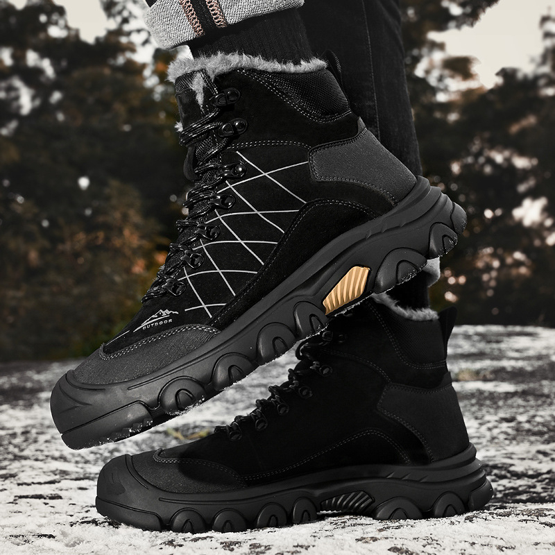 2024 zahraničný obchod Amazon horúca jeseň a zima nové vonkajšie severovýchodné bavlnené a zahusťovacie Martin čižmy generácia vlasov