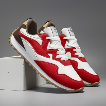 Pánske topánky Forrest Gump, jarné, priedušné, biele, voľnočasové, cestovné, tenisky, pre dospievajúcich, študentov, vaflové, bežecké topánky pre mužov