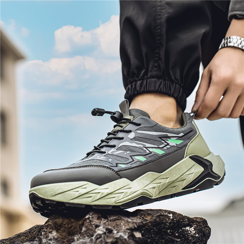 Muške niske tenisice u meha stilu s elastičnom trakom, lagane cipele s mekim potplatom koje apsorbiraju udarce, svestrane, udobne, ležerne i zgodne