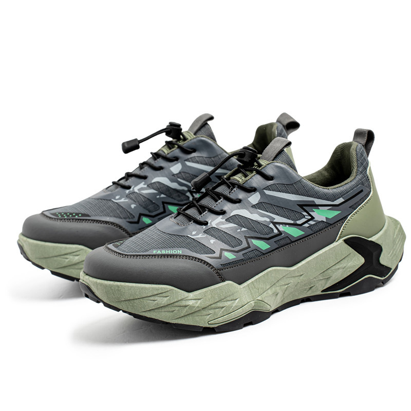 Muške niske tenisice u meha stilu s elastičnom trakom, lagane cipele s mekim potplatom koje apsorbiraju udarce, svestrane, udobne, ležerne i zgodne