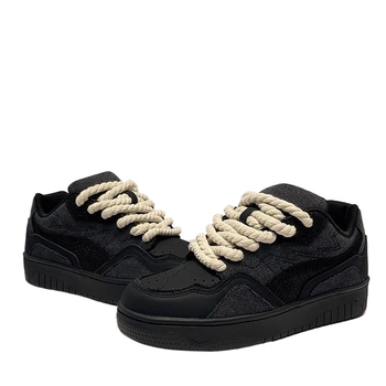 Ανδρικά αθλητικά παπούτσια φθινοπώρου Bread Casual All-match, μοντέρνα παπούτσια, μαύρα, Warrior, Χονγκ Κονγκ, μοντέρνα μάρκα, υψηλής ποιότητας, μοντέρνα, όμορφος σχεδιασμός, εξειδικευμένο