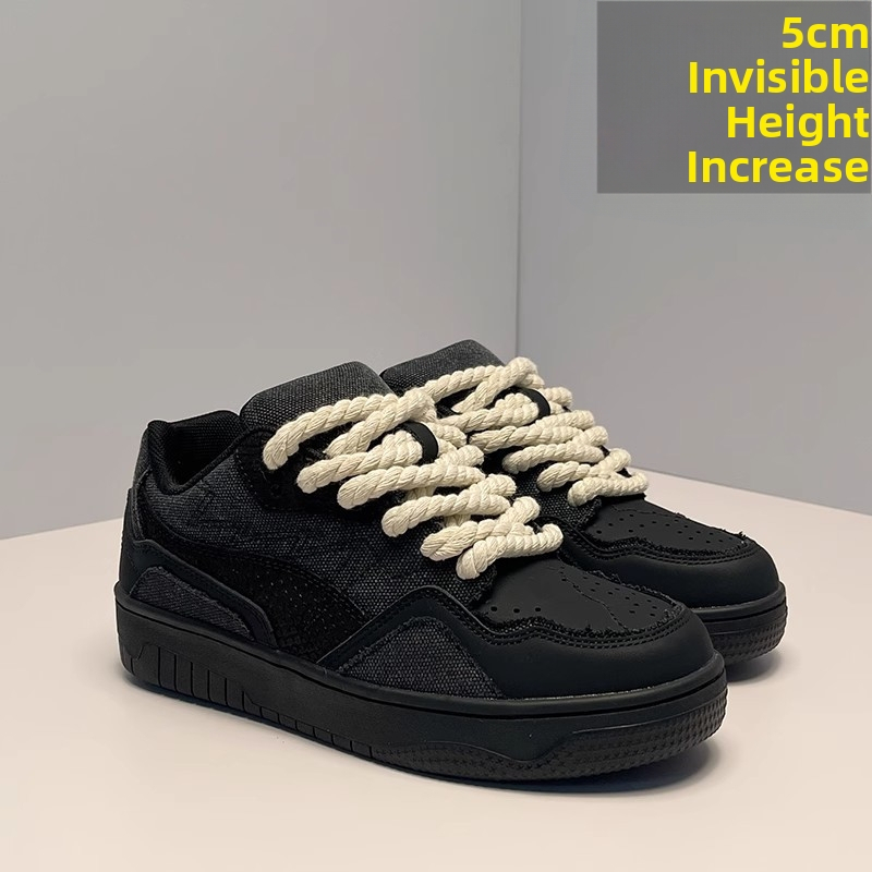 Jesenske tenisice za muškarce, ležerne, svestrane, moderne cipele, crni ratnik iz Hong Konga, trendi brend, vrhunski osjećaj, trendi, zgodan dizajn, niša