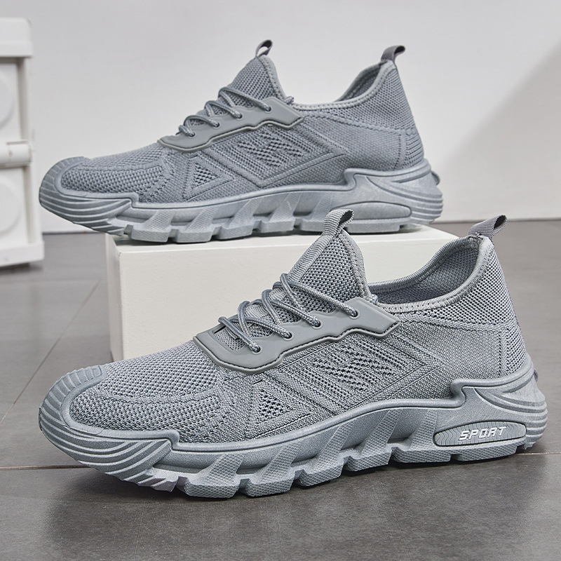 Nove muške cipele za proljeće i ljeto 2025., prozračne mrežaste, lagane, mekane, za trčanje, ležerne, plus size, generacija TEMU