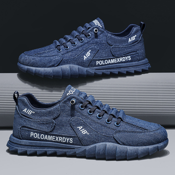 Νέα Ανδρικά Παπούτσια Τζιν Παπούτσια Καλοκαίρι 2024 Νέα Υφασμάτινα Παπούτσια Ανδρικά Αναπνεύσιμοι Καθημερινοί Παπούτσια Μοντέρνα Αντιολισθητικά Παπούτσια Εργασίας