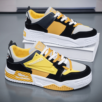 Vīriešu 2024. gada jauni korejiešu stila moderni sporta ikdienas pusaudžu apavi ar zemu augšdaļu, augstceltņu vasaras neslīdoši moderni apavi