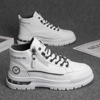 2025 Μπότες Ανδρικές Φθινοπωρινές και Χειμερινές Μοντέρνες Μπότες Εργασίας για Καθημερινές Άνδρες Αθλητικές Μπότες με Εσωτερικό Φερμουάρ στο Πλάι, Ανθεκτικές στη Φθορά Ανδρικά Παπούτσια