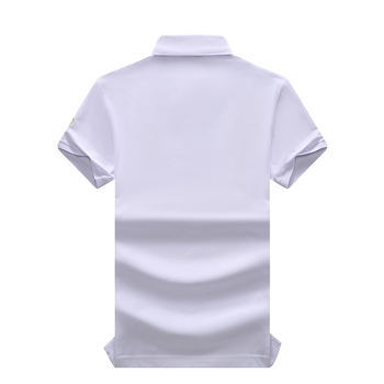 Νέο Πόλο Μπλουζάκι με Κοντά Μανίκια Ανδρικό Βαμβακερό Κέντημα Ντουμπάι Αναψυχή Αθλητισμός Εξωτερικό Εμπόριο Διασυνοριακό Λεπτό Μπλε Σκούρο Μπλε Ευρωπαϊκό Μέγεθος