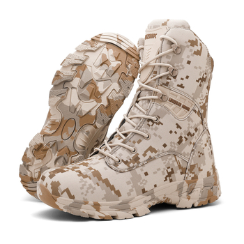 Új Cross-Border 2025 harci bakancsok, csúszásgátló taktikai bakancsok, terepjáró magas szárú álcázó túrabakancsok