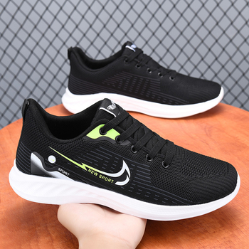 Ανδρικά και γυναικεία παπούτσια για ζευγάρια, άνοιξη, καλοκαίρι και φθινόπωρο, αναπνεύσιμα ανδρικά παπούτσια, μοντέρνα ανδρικά παπούτσια, πλεκτά παπούτσια, ανδρικά καθημερινά αθλητικά παπούτσια