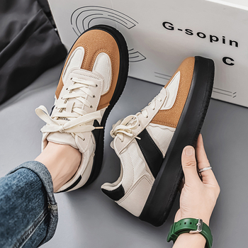 Panda Trendy nemecké tréningové pánske topánky 2025 jeseň nové priedušné topánky na platforme ležérne topánky na platforme vintage univerzálne trendy topánky