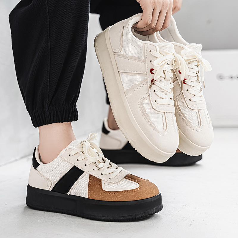 Panda Trendy nemecké tréningové pánske topánky 2025 jeseň nové priedušné topánky na platforme ležérne topánky na platforme vintage univerzálne trendy topánky