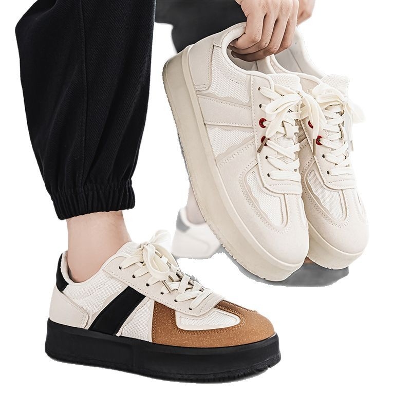 Panda Trendy nemecké tréningové pánske topánky 2025 jeseň nové priedušné topánky na platforme ležérne topánky na platforme vintage univerzálne trendy topánky