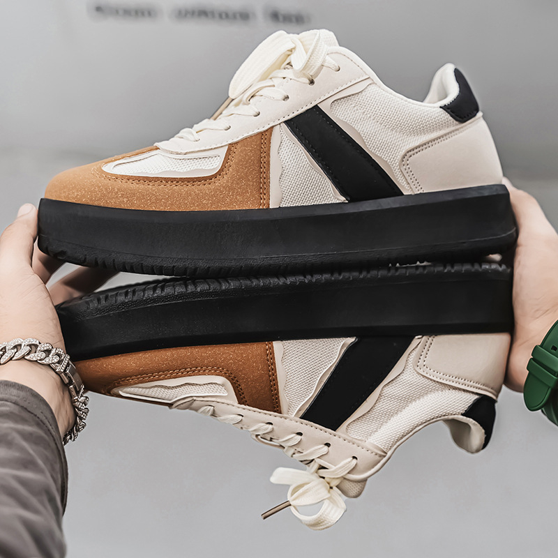 Panda Trendy nemecké tréningové pánske topánky 2025 jeseň nové priedušné topánky na platforme ležérne topánky na platforme vintage univerzálne trendy topánky