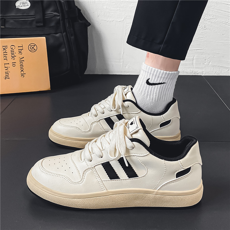 Pánska obuv Trendové topánky 2023 Nové jarné a jesenné športové tenisky Pánske všestranné tenisky v hongkonskom štýle s morálnym dizajnom Biele topánky