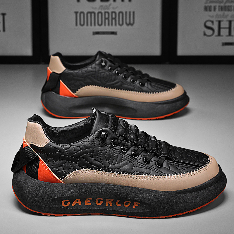 Pánska obuv Leto 2025 Nové Trbottomyy Všestranné ležérne športové bežecké topánky s hrubou podrážkou, zvýšenou protišmykovou podrážkou, odolnou voči opotrebovaniu